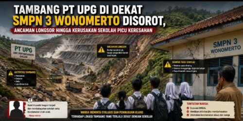 Tambang PT UPG di Dekat SMPN 3 Wonomerto Disorot, Ancaman Longsor hingga Kerusakan Sekolah Picu Keresahan
