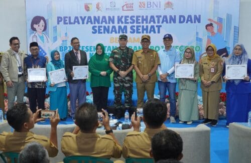 Sinergi, Kodim 0813 Bersama Pemkab dan BPJS Bojonegoro Gelar Pelayanan Kesehatan Gratis