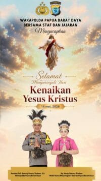Waka Polda PBD, Ucapkan “Selamat Memperingati Hari Kenaikan Yesus Kristus”: Polisi Tetap Jaga di Setiap Gereja