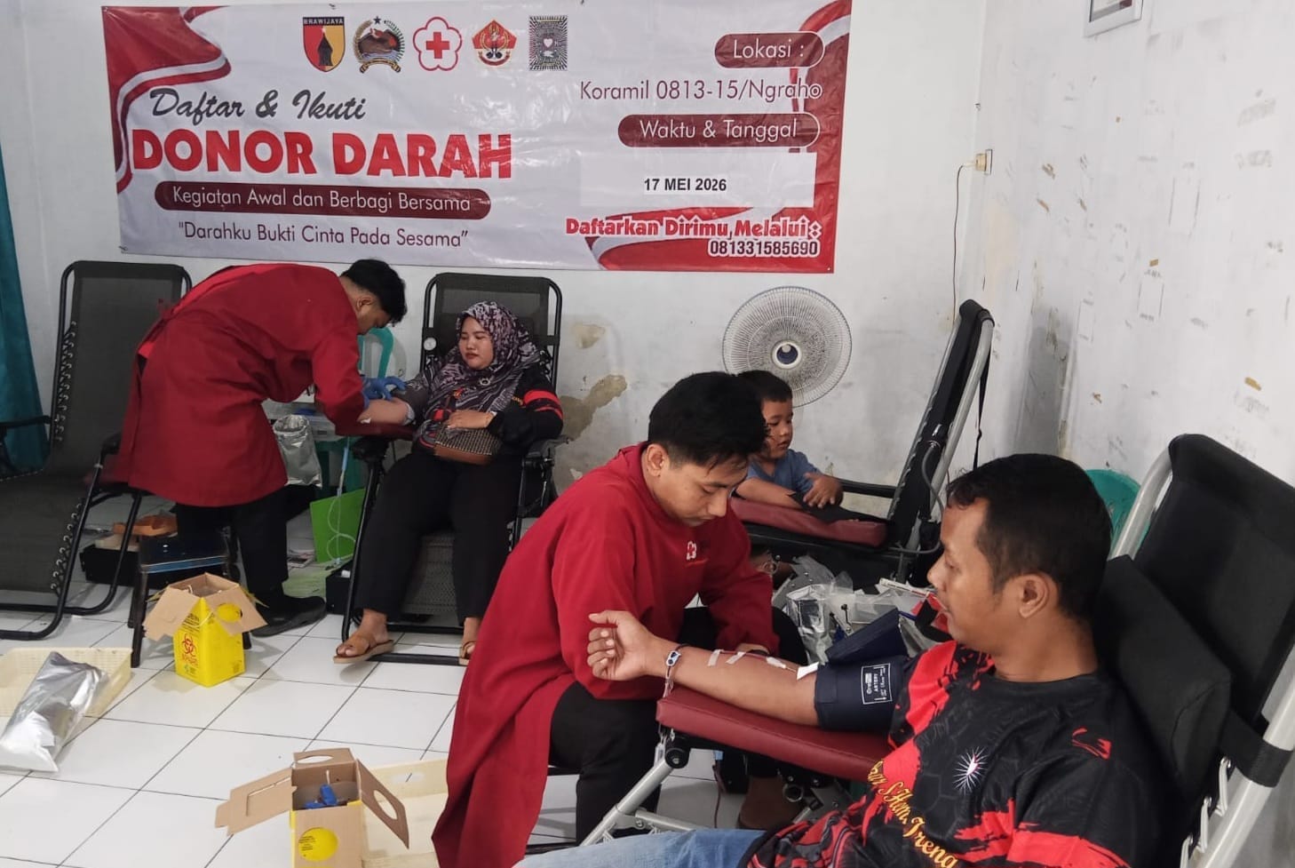 Bersama PMI Cabang, Koramil Ngraho Bojonegoro Gelar Donor Darah Bersama PMI Cabang, Koramil Ngraho Bojonegoro Gelar Donor Darah