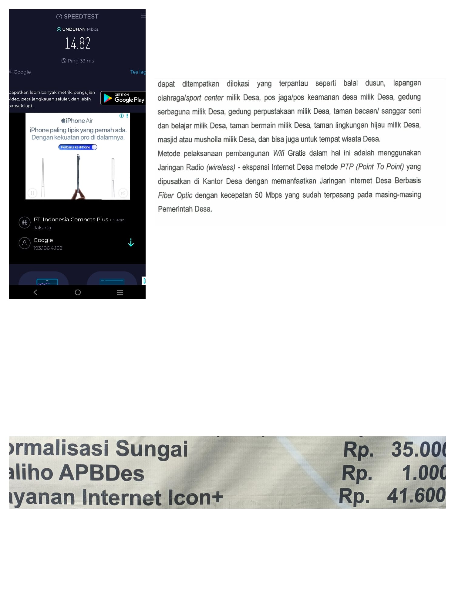 Internet Desa Tuban Dikeluhkan Lambat, Warga Minta Audit Penggunaan Anggaran Internet Desa Tuban Dikeluhkan Lambat, Warga Minta Audit Penggunaan Anggaran
