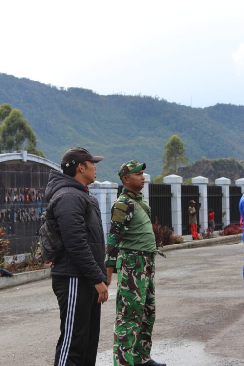 Kodim 1714/Puncak Jaya Bersama Pemda Laksanakan Jumat Sehat Yang Penuh Berkah