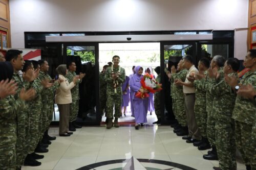Tongkat Estafet Kepemimpinan Pusinfolahta TNI Resmi Berganti
