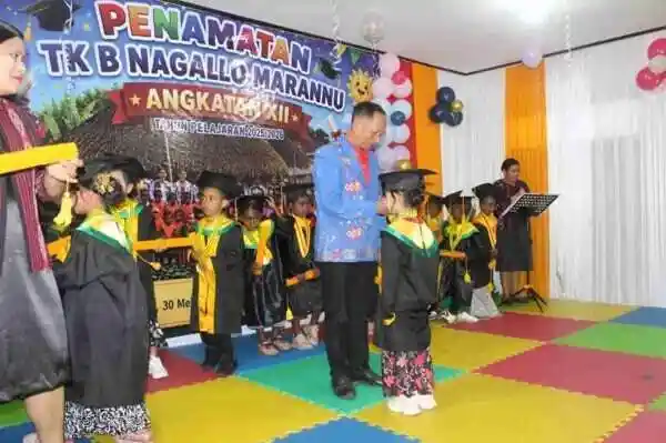 Kodim 1714/PJ dan Ibu Persit Hadiri Penyerahan Serta Penamatan Siswa TK B Nagalo Marannu Angkatan XII Tahun Pelajaran 2025/2026
