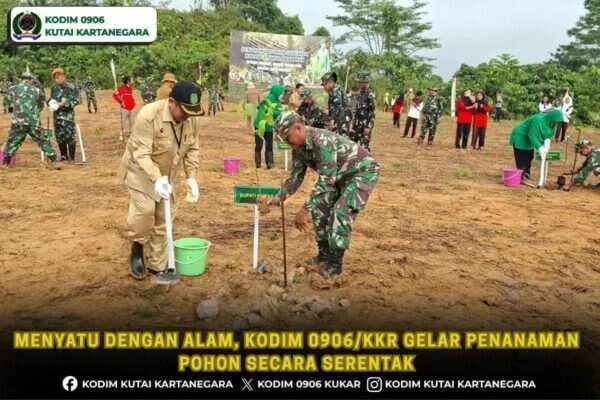 Menyatu Dengan Alam, Kodim 0906/kkr Gelar Penanaman Pohon Secara Serentak Menyatu Dengan Alam, Kodim 0906/kkr Gelar Penanaman Pohon Secara Serentak 
