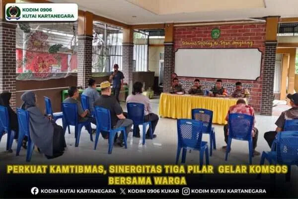 Perkuat Kamtibmas, Sinergitas Tiga Pilar Gelar Komsos Bersama Warga Perkuat Kamtibmas, Sinergitas Tiga Pilar Gelar Komsos Bersama Warga 