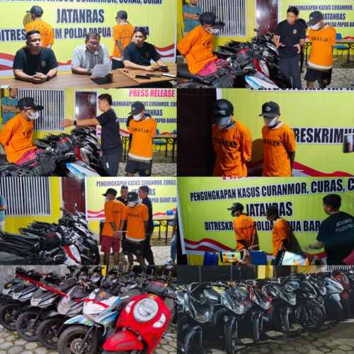 Dua Remaja Diduga Spesialis Curanmor di Sorong Diamankan, Polisi Ungkap 18 TKP
