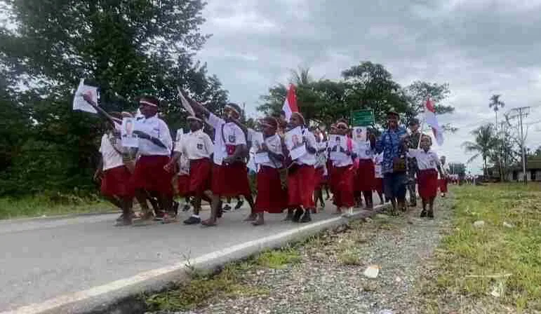 Kegiatan Peringati Hari Lahir Pancasila, Membuat Tawa dan Senyum Kebahagiaan Anak-Anak Papua Kembali Pecah