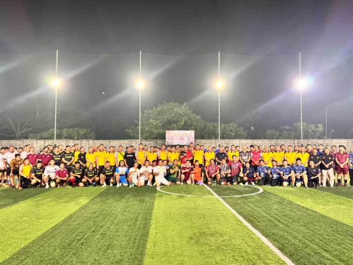 Lapangan Mini Soccer Jadi Simbol Kekompakan Keluarga Besar Polresta Tangerang