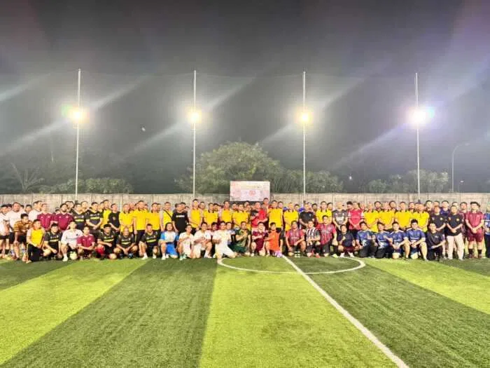 Lapangan Mini Soccer Jadi Simbol Kekompakan Keluarga Besar Polresta Tangerang