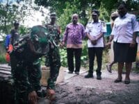 Perkuat Konektivitas Wilayah, Kodim 1710/Mimika Ground Breaking 6 Jembatan Garuda