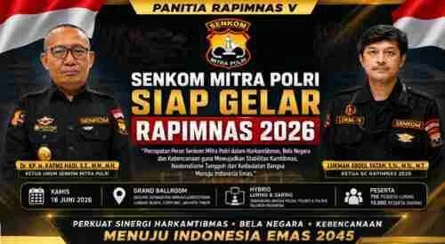 Senkom Mitra Polri Mantapkan Persiapan Rapimnas 2026 Skala Nasional