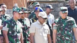 Pangdam XVII/Cenderawasih Pimpin Peletakan Batu Pertama Jembatan Garuda Merah Putih di Mimika