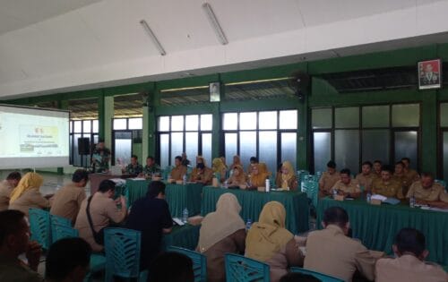 Mantapkan Koordinasi Lintas Sektor, Kodim dan Pemkab Bojonegoro Gelar Rakor Kesiapan TMMD 129