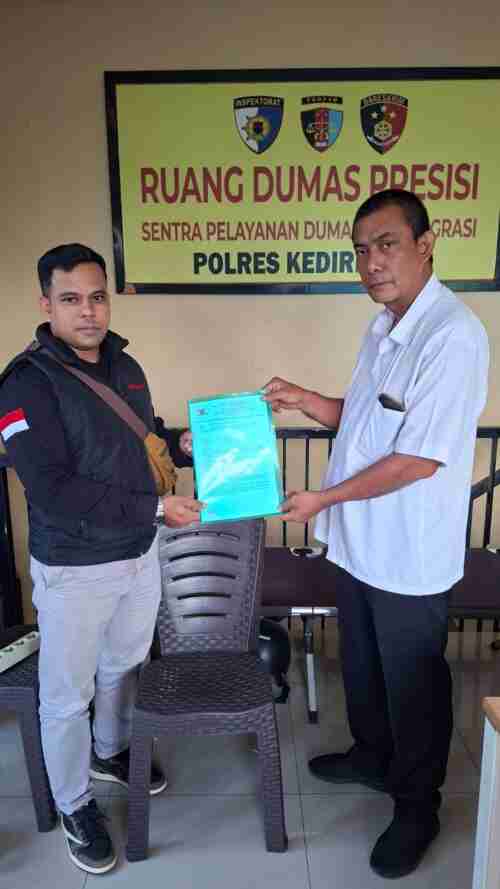"Rekaman Telepon Jadi Sorotan, Dugaan Intervensi Penanganan Perkara Dilaporkan ke Propam Polresta Kediri".