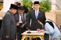 Panglima TNI Hadiri Pelantikan Kepala BGN serta Penasihat Khusus Presiden