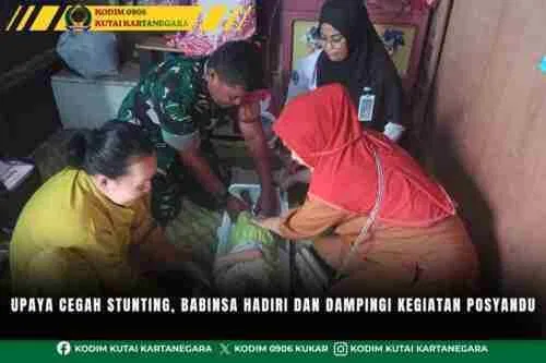 Upaya Cegah Stunting, Babinsa Hadiri dan Dampingi Kegiatan Posyandu Upaya Cegah Stunting, Babinsa Hadiri dan Dampingi Kegiatan Posyandu