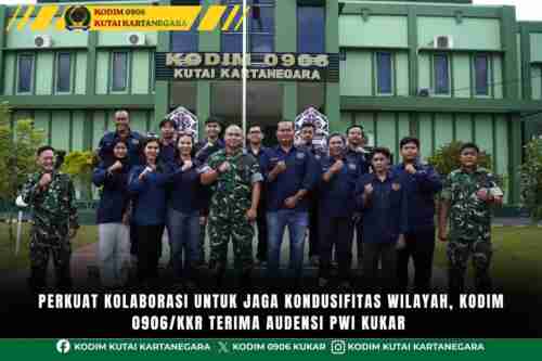 Perkuat Kolaborasi Untuk Jaga Kondusifitas Wilayah, Kodim 0906/Kkr Terima Audensi PWI Kukar Perkuat Kolaborasi Untuk Jaga Kondusifitas Wilayah, Kodim 0906/Kkr Terima Audensi PWI Kukar