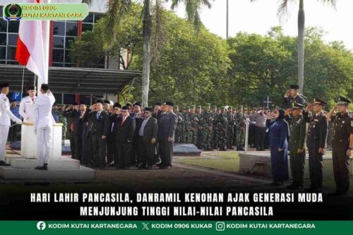 Hari Lahir Pancasila, Danramil Kenohan Ajak Generasi Muda Menjunjung Tinggi Nilai-Nilai Pancasila