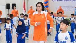 Merangkai Bahagia Dengan Anak-Anak TK Angkasa, Olahraga Bersama HUT Ke-38 Yasarini Penuh Keceriaan di Lanud Sjamsudin Noor