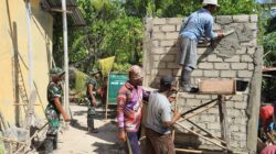 Panas Menyengat, Semangat Tak Padam, Satgas TMMD dan Warga Kebut Pembangunan MCK