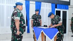 Komandan Lanud Sjamsudin Noor Pimpin Sertijab Kadispers, Tegaskan Pembinaan Personel sebagai Pilar Kekuatan Satuan