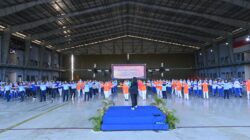 Olahraga Bersama Warnai Peringatan HUT Ke-38 Yasarini di Lanud Sultan Hasanuddin