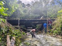 Satgas TMMD Ke-129 Kodim 1807/Sorong Selatan Kebut Pembangunan Jembatan Beton, Wujudkan Akses yang Lebih Baik untuk Warga Kampung Sesor