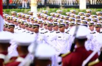 Panglima TNI Hadiri Upacara Prasetya Perwira (Praspa) TNI dan Polri Tahun 2026 di Istana Negara