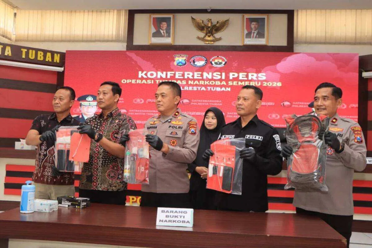 Polresta Tuban Pantau Pergerakan Pengedar, 3 Target Operasi Berujung Penangkapan