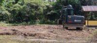 Dukung Pelayanan Umat, Satgas TMMD Ke-129 Kodim 1807/Sorong Selatan Siapkan Lahan Rumah Pastori di Kampung Sesor