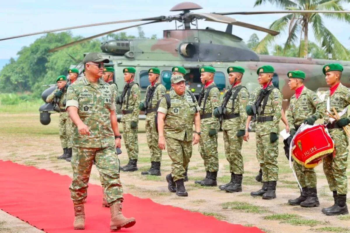 Wapang TNI Tinjau Kesiapan Yonif TP di Sumatera Utara Wapang TNI Tinjau Kesiapan Yonif TP di Sumatera Utara