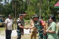 Danrem 181/PVT Bersama Forkopimda Tinjau Hasil TMMD Ke-129, Pastikan Pembangunan di Kampung Sesor Berikan Manfaat Nyata