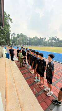 Letjen TNI Richard Tampubolon Tinjau Atlet Pelatnas Taekwondo Indonesia di Markas Kopassus