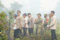 Panglima TNI Dampingi Presiden RI Tinjau Penanganan Karhutla di Kalimantan Barat