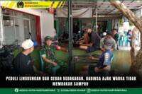 Peduli Lingkungan dan Cegah Kebakaran, Babinsa Ajak Warga Tidak Membakar Sampah