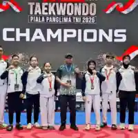 Menggelegar di Surabaya! Kontingen Kodim Bojonegoro Borong Medali di ‘Open Tournament Taekwondo’ Piala Panglima TNI 2026
