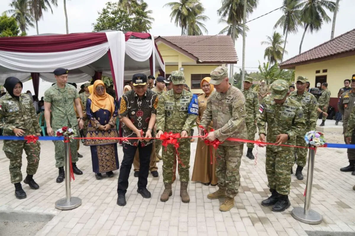 Dankodiklat TNI Resmikan Renovasi SDN 12 Martapura, Wujud Nyata Kepedulian Lewat Super Garuda Shield 2026