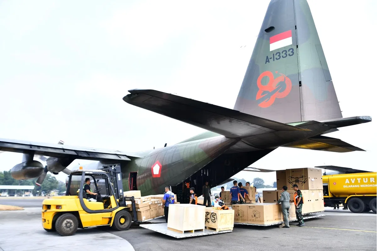 TNI Salurkan Dukungan Peralatan Penanganan Karhutla ke Kalimantan Tengah