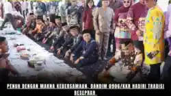 Penuh Dengan Makna Kebersamaan, Dandim 0906/Kkr Hadiri Tradisi Beseprah Penuh Dengan Makna Kebersamaan, Dandim 0906/Kkr Hadiri Tradisi Beseprah