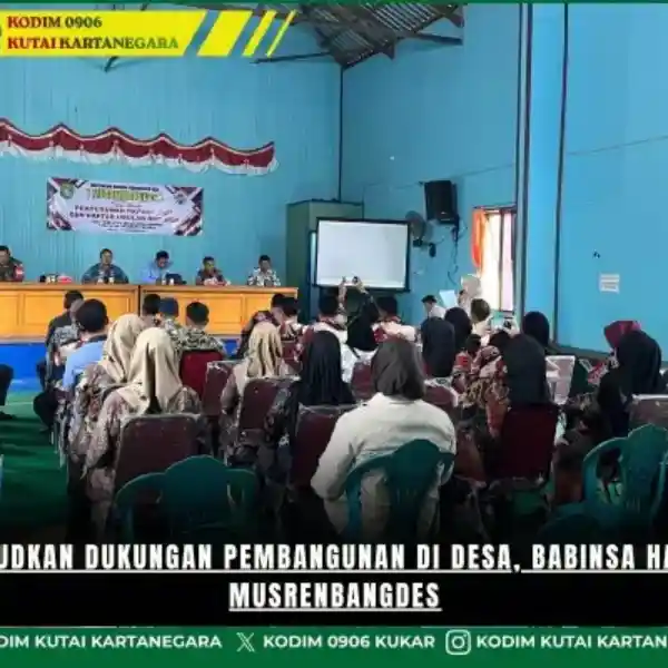 Wujudkan Dukungan Pembangunan di Desa, Babinsa Hadiri Musrenbangdes Wujudkan Dukungan Pembangunan di Desa, Babinsa Hadiri Musrenbangdes