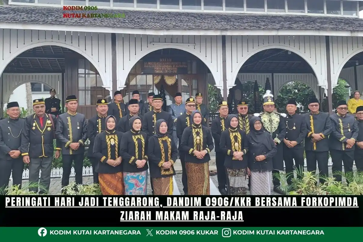 Peringati Hari Jadi Tenggarong, Dandim 0906/Kkr Bersama Forkopimda Ziarah Makam Raja-Raja Peringati Hari Jadi Tenggarong, Dandim 0906/Kkr Bersama Forkopimda Ziarah Makam Raja-Raja