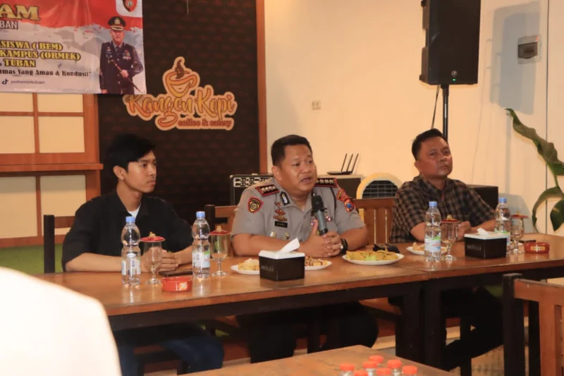 Kapolresta Tuban Tegaskan Komitmen Jaga Kamtibmas Usai Terima Aspirasi Mahasiswa