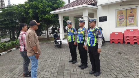 Polsek Cikupa Gelar Apel Pengamanan, Antisipasi Keberangkatan Massa Unjuk Rasa ke Jakarta
