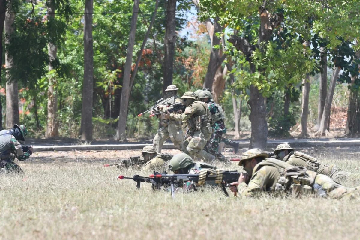 TNI–ADF Laksanakan Latihan Move Patrol dan Ambush, Tingkatkan Kemampuan Taktis di Keris Woomera 2026