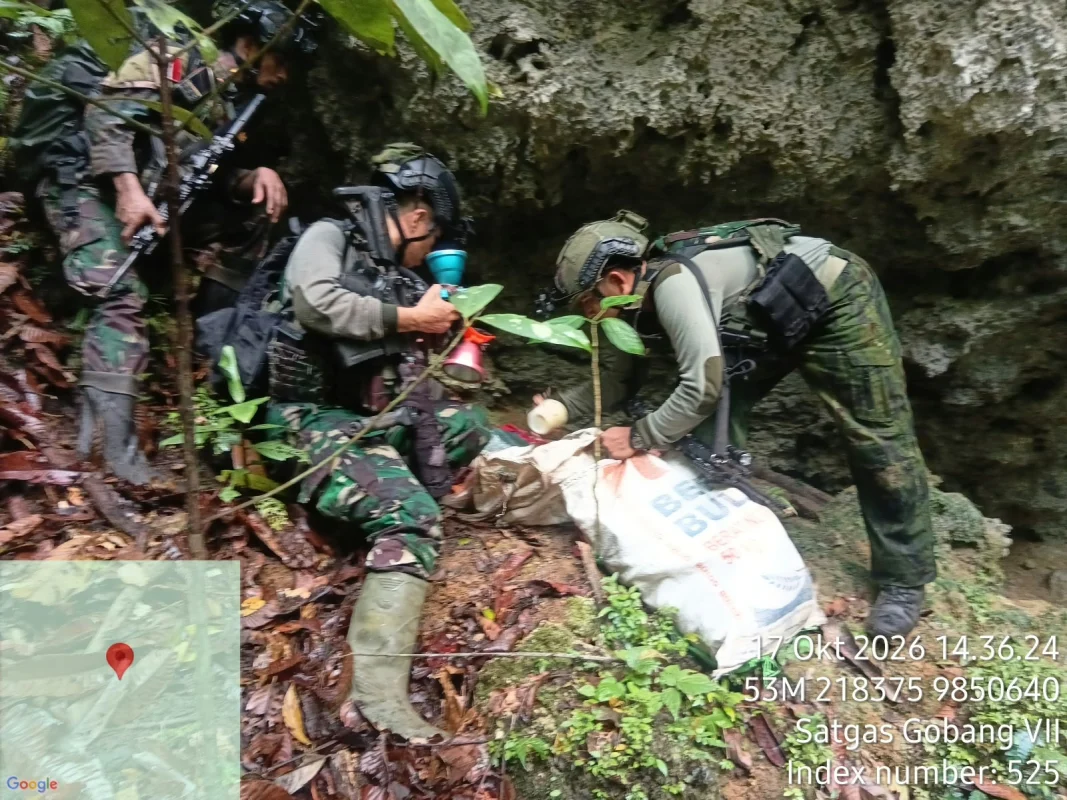Tuntas! Koops TNI Habema Rebut Kembali Dua Senjata Yonif 9 Marinir yang Dirampas Kelompok Manfred Fatem di Maybrat