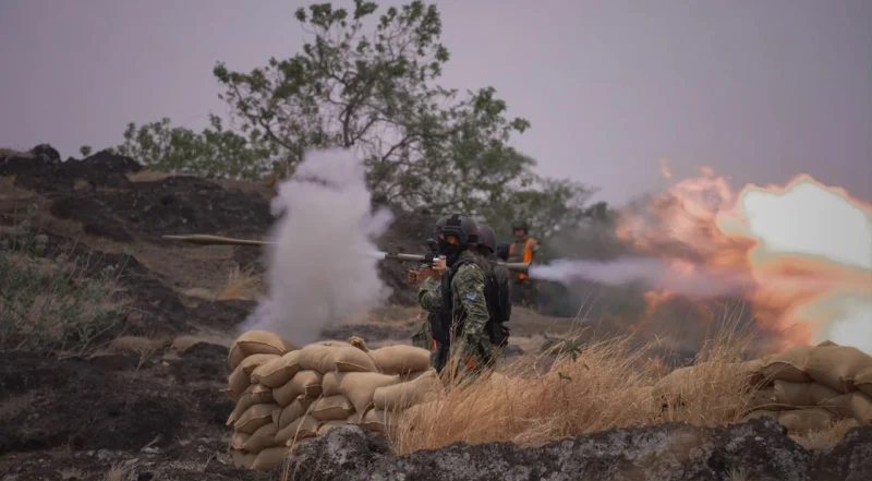 Puncak Latihan, TNI dan ADF Unjuk Kemampuan Penembakan Gabungan