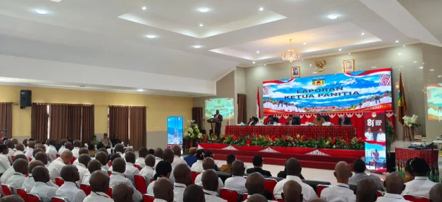 Kodim 1714/Puncak Jaya Bersama Polri dan Pemda Hadiri Pembukaan Pelatihan Dasar CPNS Formasi 2024 Gelombang II dan III
