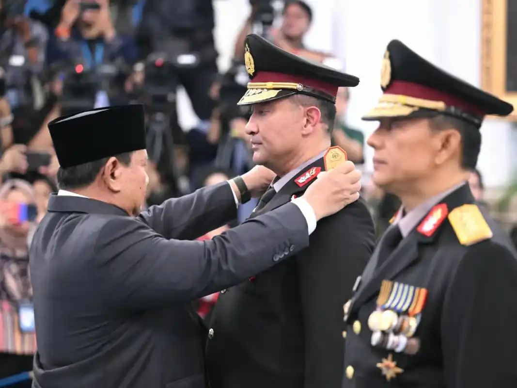 Panglima TNI Saksikan Pelantikan Suyudi Ario Seto dan Wahyu Hadiningrat di Istana Negara
