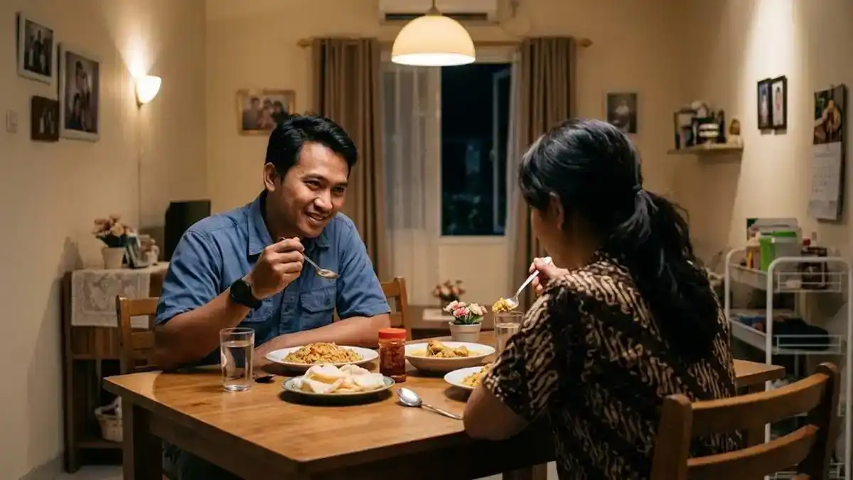 Menu yang dapat ditemukan mencakup bubur, nasi dengan berbagai lauk, serta dimsum dan hidangan ringan lainnya
